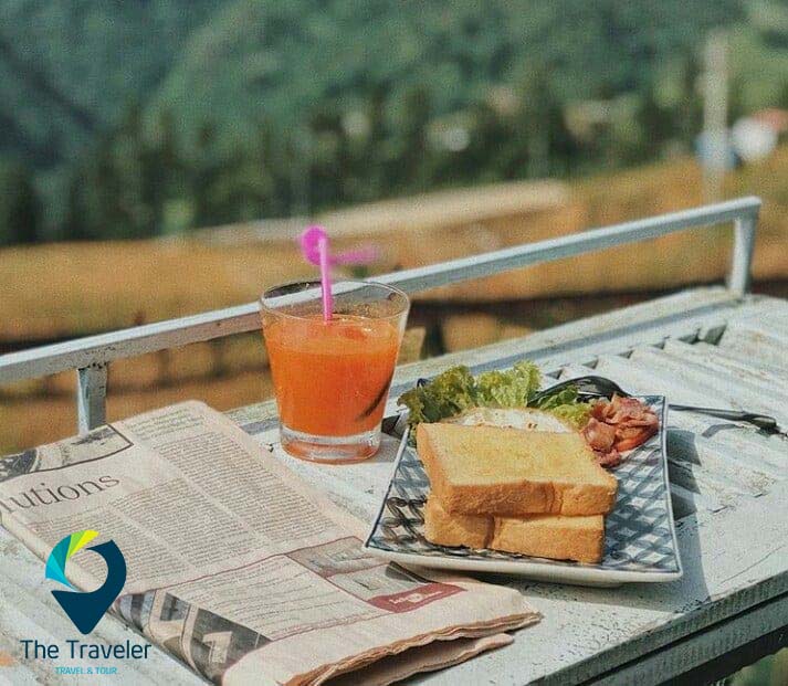 Góc sân vườn Viet Trekking Sapa