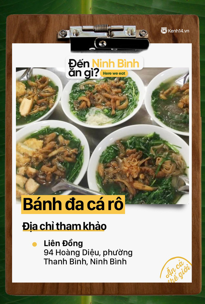 Bánh đa cá rô – món ăn ngon Ninh Bình