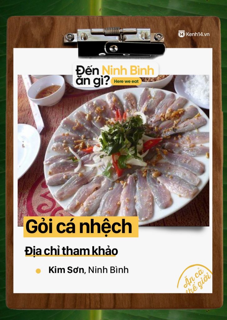 Gỏi cá nhệch – món ăn ngon Ninh Bình